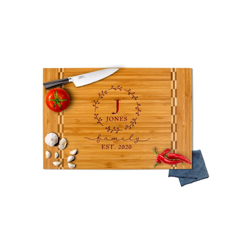 Custom Bamboo Cutting Board, Personalized Chopping Board, Cheese