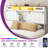 Farmhouse Platform Storage Bed with Bookcase Headboard and LED Lights-1265276081-1265470657
