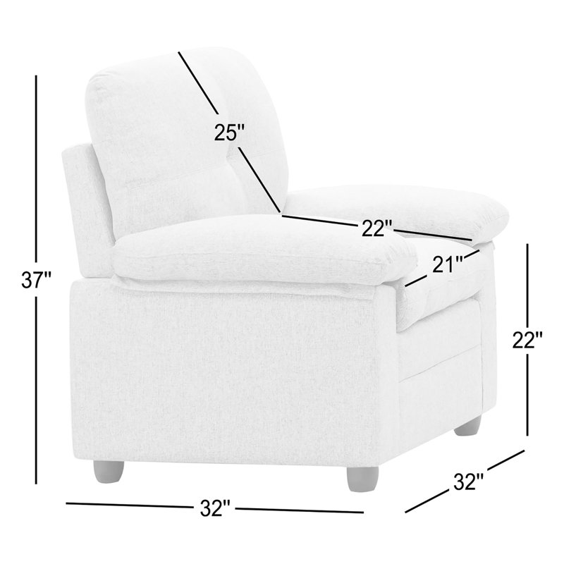 Fauteuil Altanay, Microfibre gris foncé