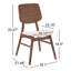Chaise en bois massif Lyan-332244856