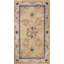 Small Size Light Color Antique Oriental Silk Chinese Scatter Rug