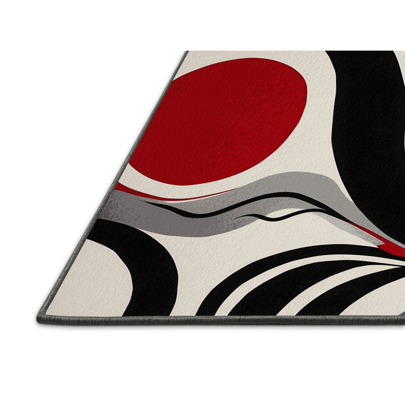 Cerise Glow Rug, Rectangle 2' x 3'