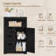 Armoire de salle de bain autoportante l 22 po x H 34,1 po x P 11,5 po Brigit-455622885-420474285