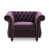 Velours mauve foncé sélectionné