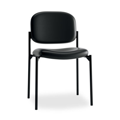 Chaise empilable à dossier haut sans accoudoirs