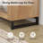 3 In 1 Multifunctional Sideboard Buffet Cabinets With 6 Glass Doors And 3 Drawers, Modern Sideboard Credenza With Metal Base, Coffee Bar Storage Cabinet For Living Room, Kitchen-1997138955-2004933307