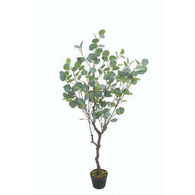 Faux Eucalyptus Plant in Pot