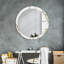 Huldar Glass Flat Wall Mirror