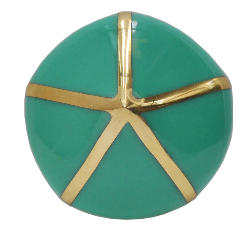 Miranda Novelty Knob, Teal