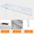8ft Folding Table For Camping Adventures. Portable Plastic Picnics, Parties. Heavy-duty, Waterproof. High Load Capacity. White Experiences.-807237093
