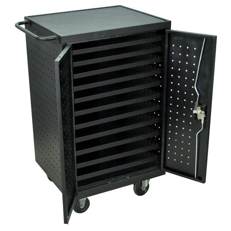 Tablet Charging Cart, Holds 24