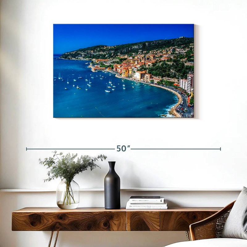 Gillard Villefranche-Sur-Mer Côte, H 24 po x l 36 po
