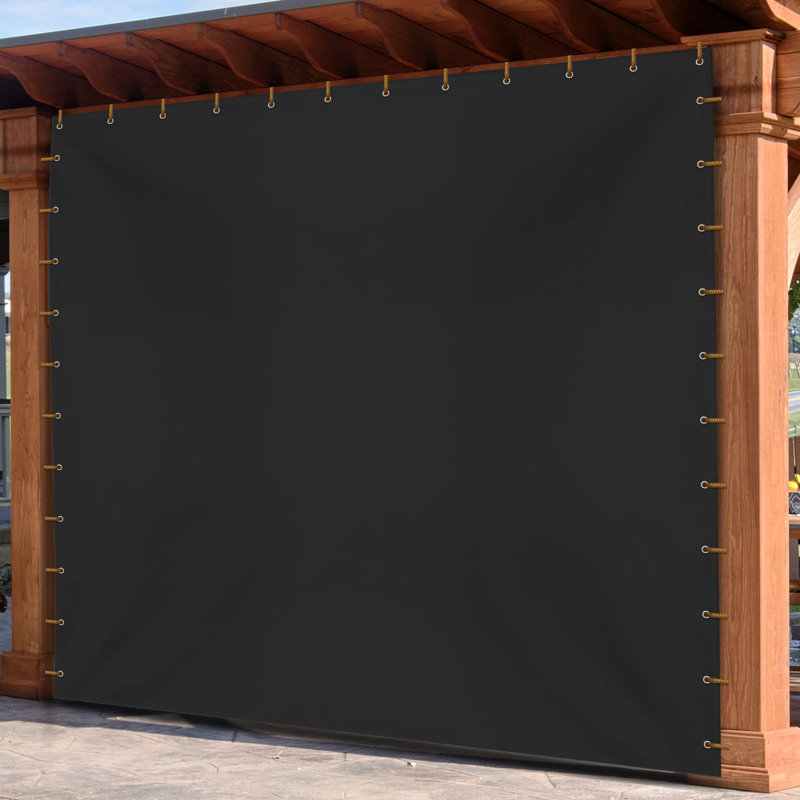 Blue Elephant Vinyl Replacement Canopy, 365.8cm H x 213.4cm W x 30.5cm D, Black