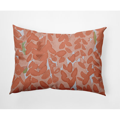 Flower Bell Floral Reversible Throw Pillow