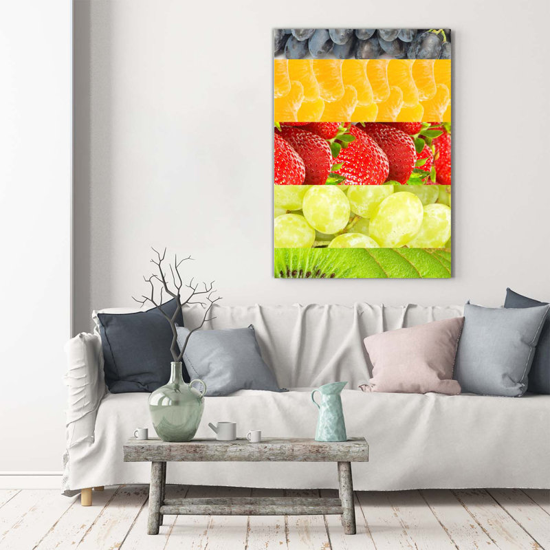 Fruits - Wrapped Canvas Print