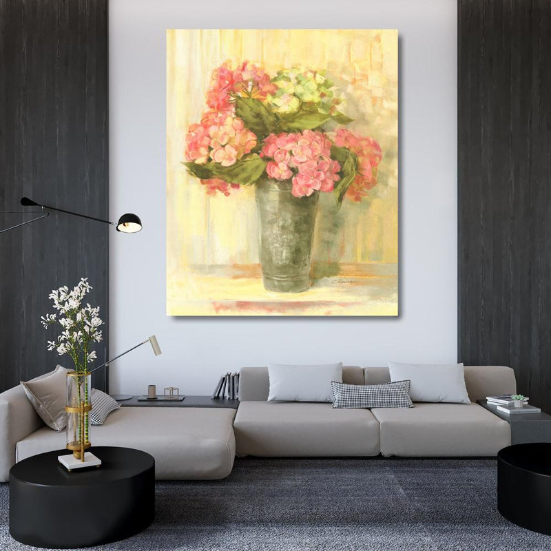 Hydrangea, 45" H x 36" W