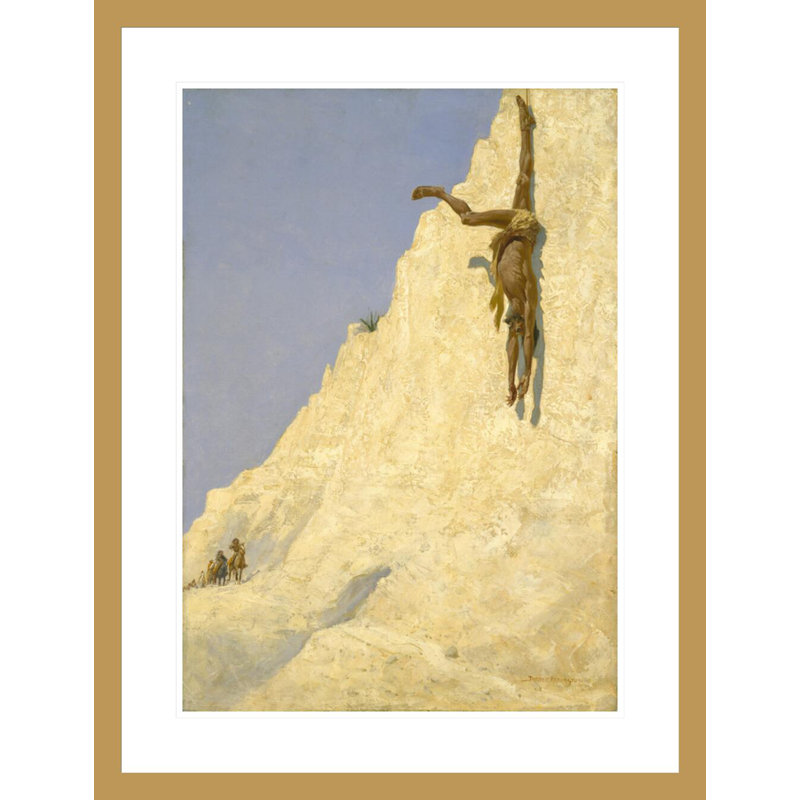«The Transgressor» par Frederic Remington, impression giclée sur cadre, H 29,5 po x l 22,56 po