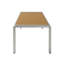 Table basse d'extérieur en aluminium Cora