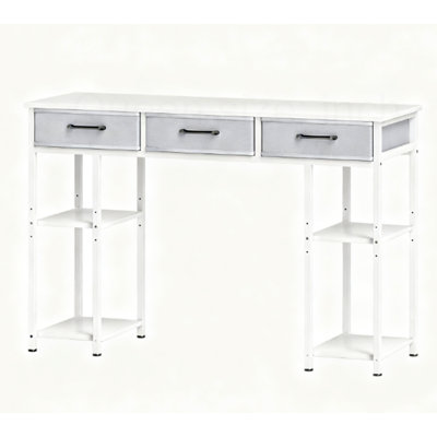 Bureau d'écriture avec tiroirs en tissu