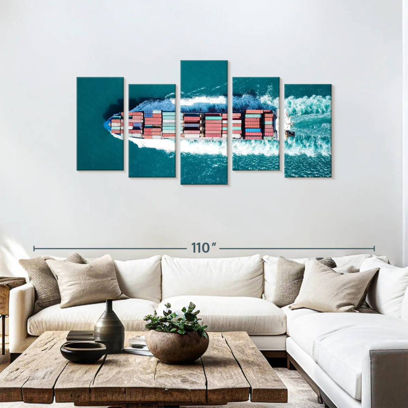 Mehar Metal Ship, 40" H x 80" W