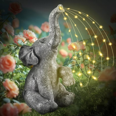 Elephant water spray ornament