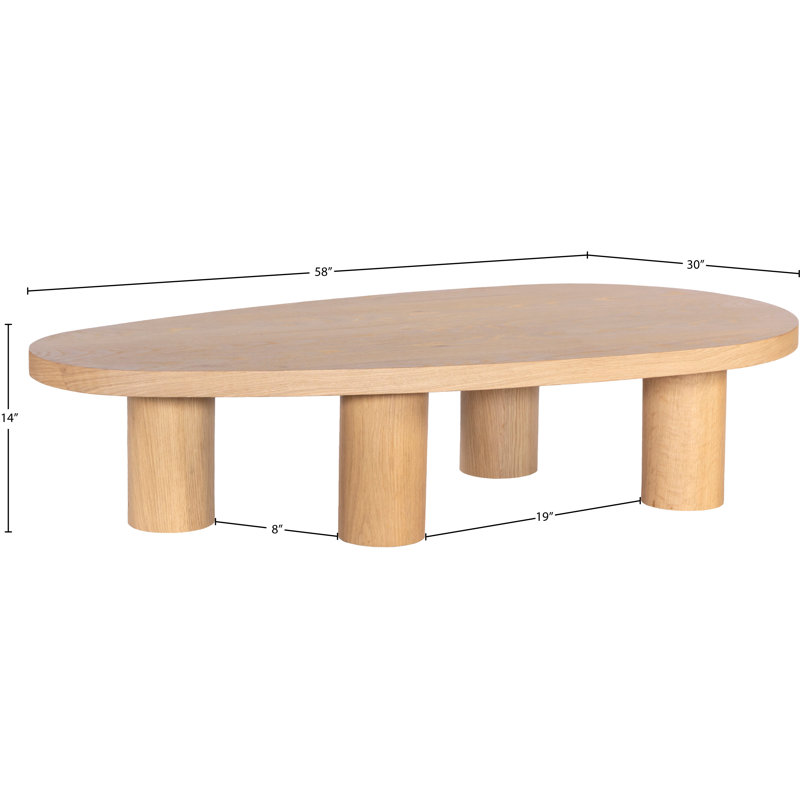 Beekman Solid Wood Coffee Table, Oak