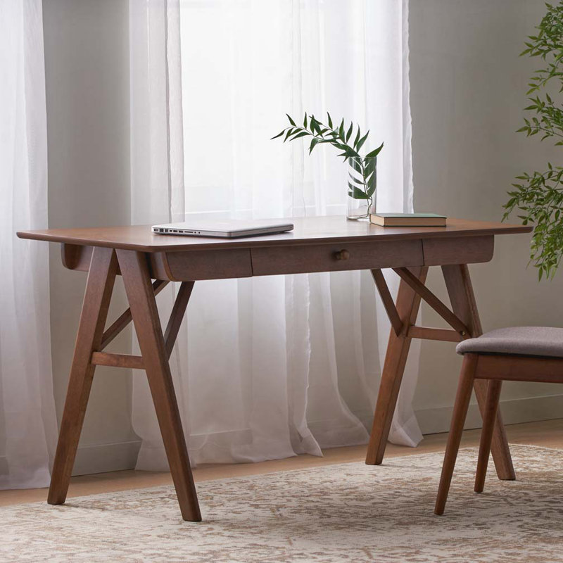 Bureau d'écriture avec tiroirs en bois
