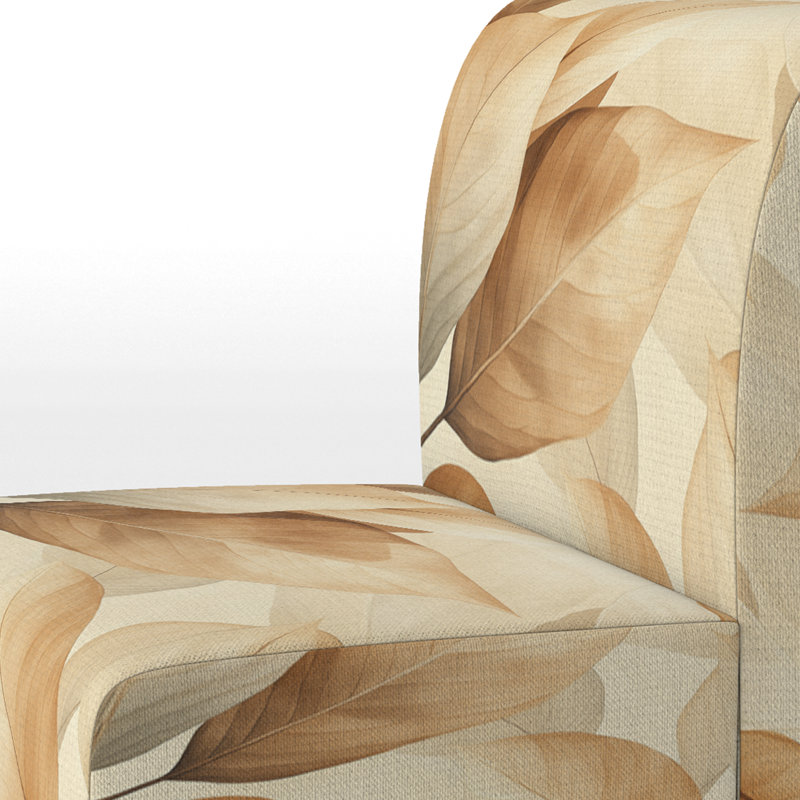 Fauteuil de chambre Leaves, Pantoufle sans accoudoirs
