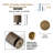 1'' Diameter Cylindrical Knob Multipack-111112513