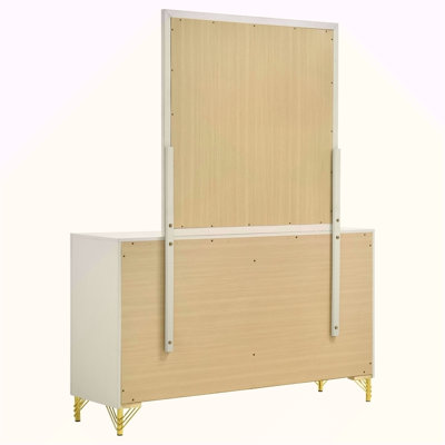 Malcolm White 6-drawer Dresser with Mirror
