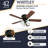 Whitley 42" Ceiling Fan with LED Light-896505043