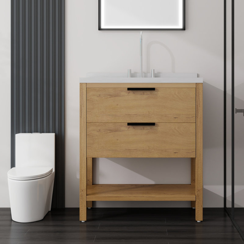 Meuble-lavabo autoportant 36 po avec lavabo 36 po, Oak, 36"