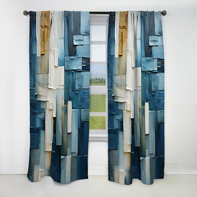 Tatum - Coastal Minimalism Curtain - Blackout Curtain - 1 Panels