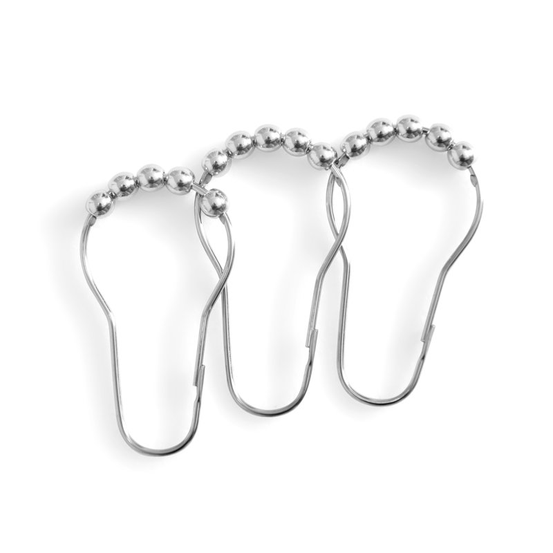 Steel Rust Resistant Shower Curtain Hook
