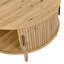 Round Lift-Top Coffee Table with Vertical Slats, Storage Compartment and Sliding Door-818596688-818596783-818596779