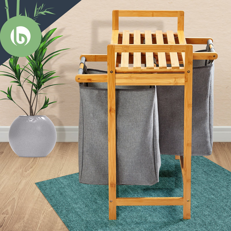 Bamboo Laundry Sorter