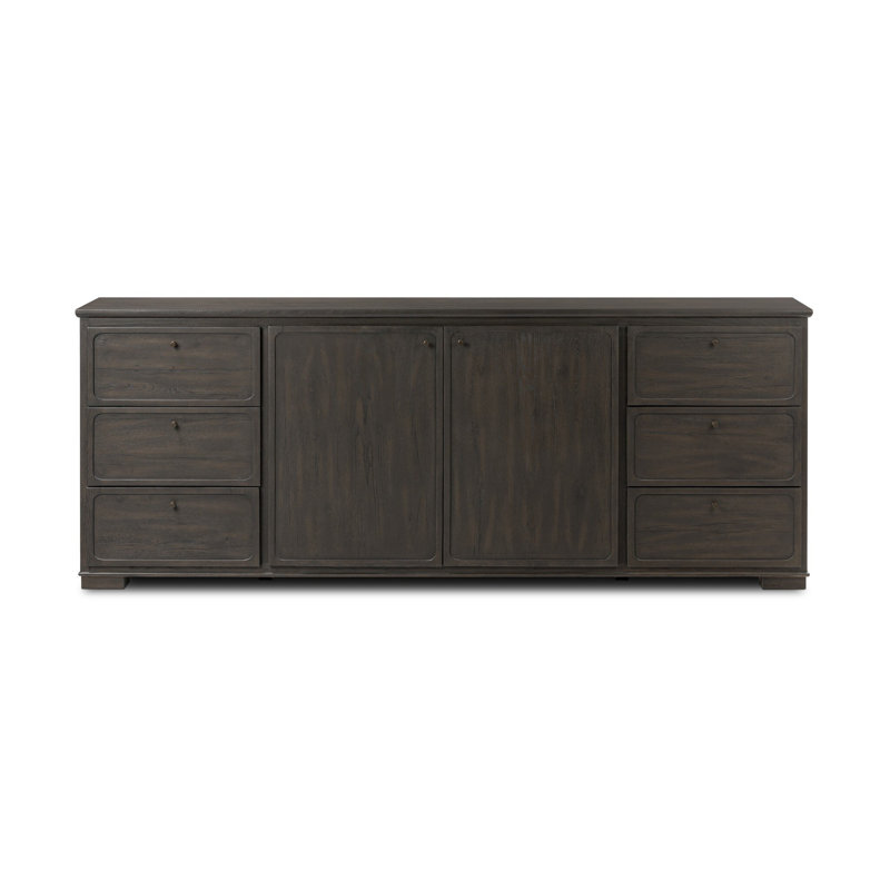 Leora Sideboard-Smoked Black