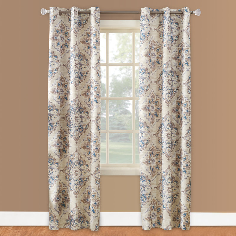Hertwig Blackout Curtain Single Panel, 84" W x 40.25" L