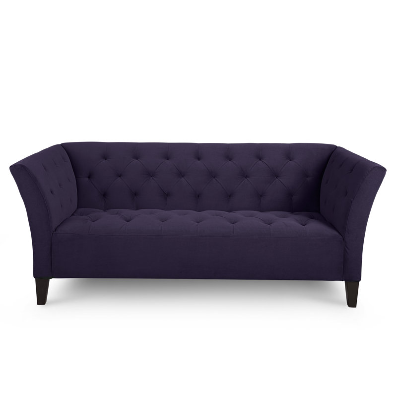 Carruth Upholstered 76'' Sofa, Bella Aubergine Performance Velvet