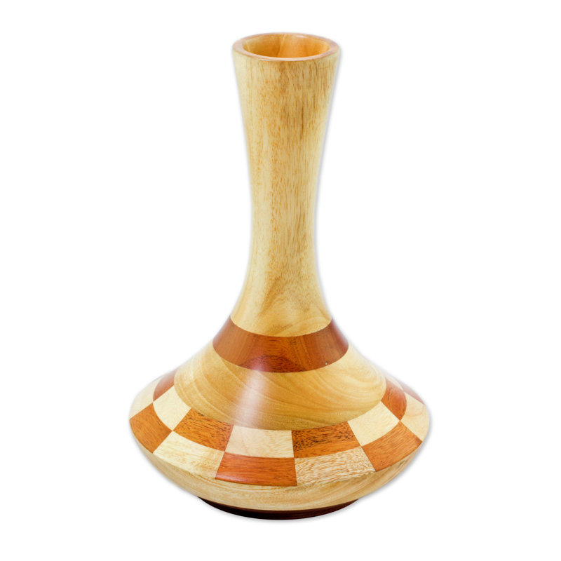 Wood Table Vase