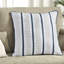 Ensemble de literie luxueux en satin de coton 7 pièces, bleu, motif côtier pour très grand lit californien