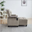 Chaise longue Canapé-lit avec dossier réglable à 6 positions, port USB et porte-gobelet-129472975