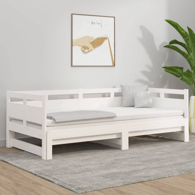 Alviso Solid Wood Daybed with Trundle Bed