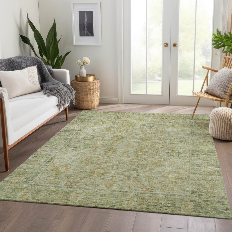 Tapis intérieur / extérieur lavable à la machine Segin ACN1106, Rectangle 9 pi x 12 pi