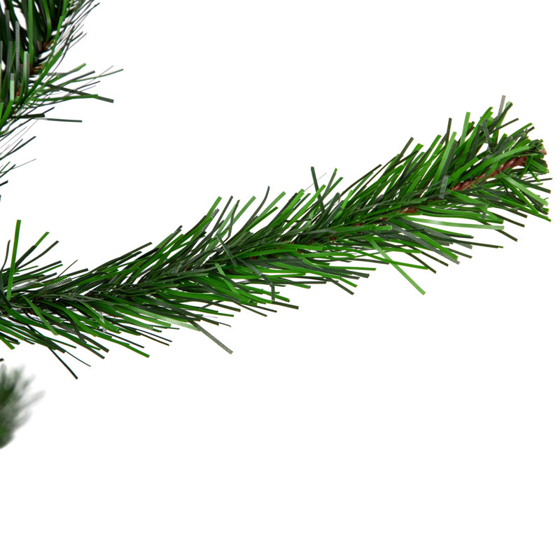 8' Full Green Colorado Spruce Artificial Christmas Tree with Metal Stand