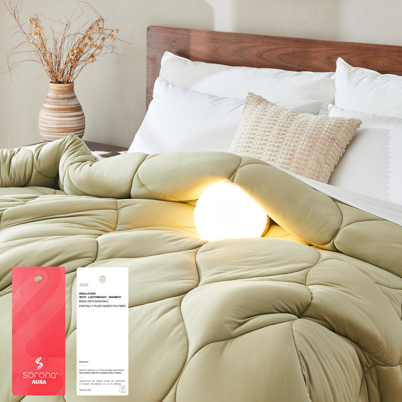 Bestier Queen Size All-Season Down Alternative Comforter – Lightweight Duvet Insert with Corner Tabs, Skin-Friendly								