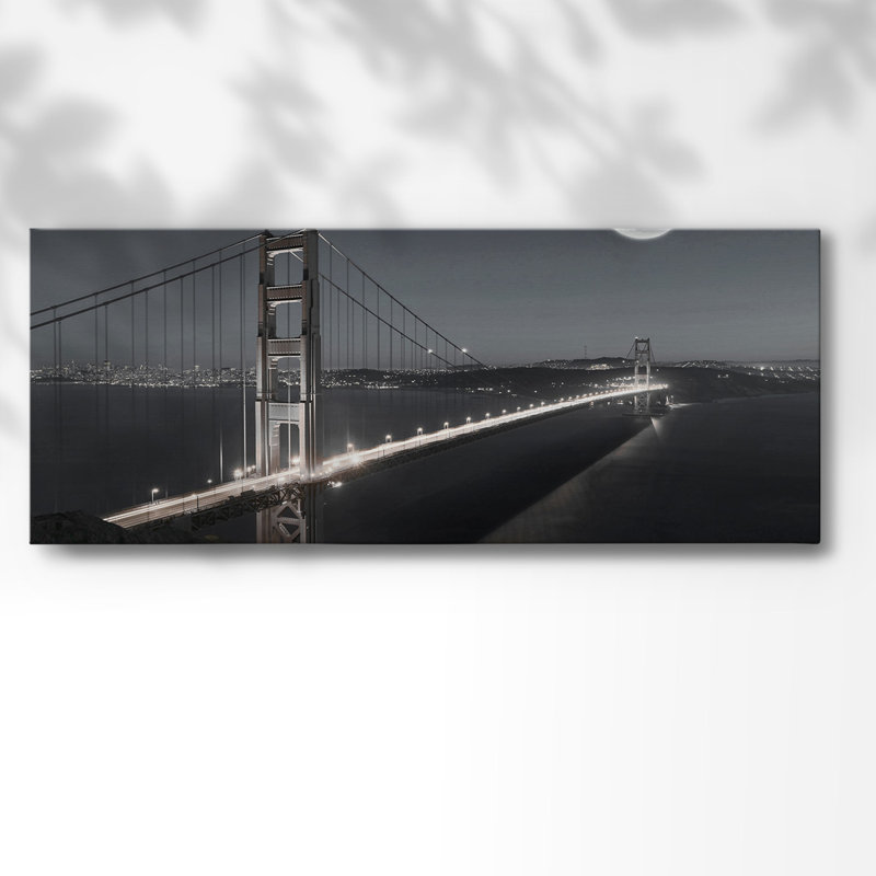 Toile tendue sur toile Moonrise-Gallery, H 12 po x l 30 po x P 1,5 po