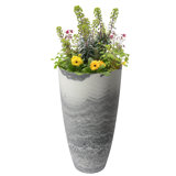 Quamaine Tall Vase Composite Pot Planter