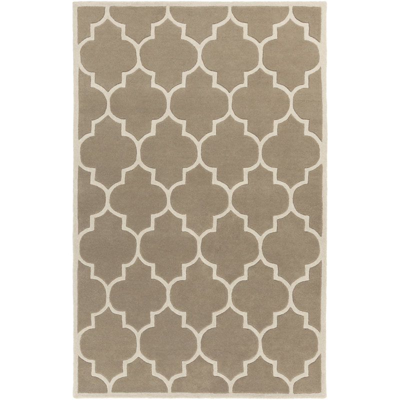 Ayler Wool Geometric Indoor Rug, Rectangle 9' x 13'
