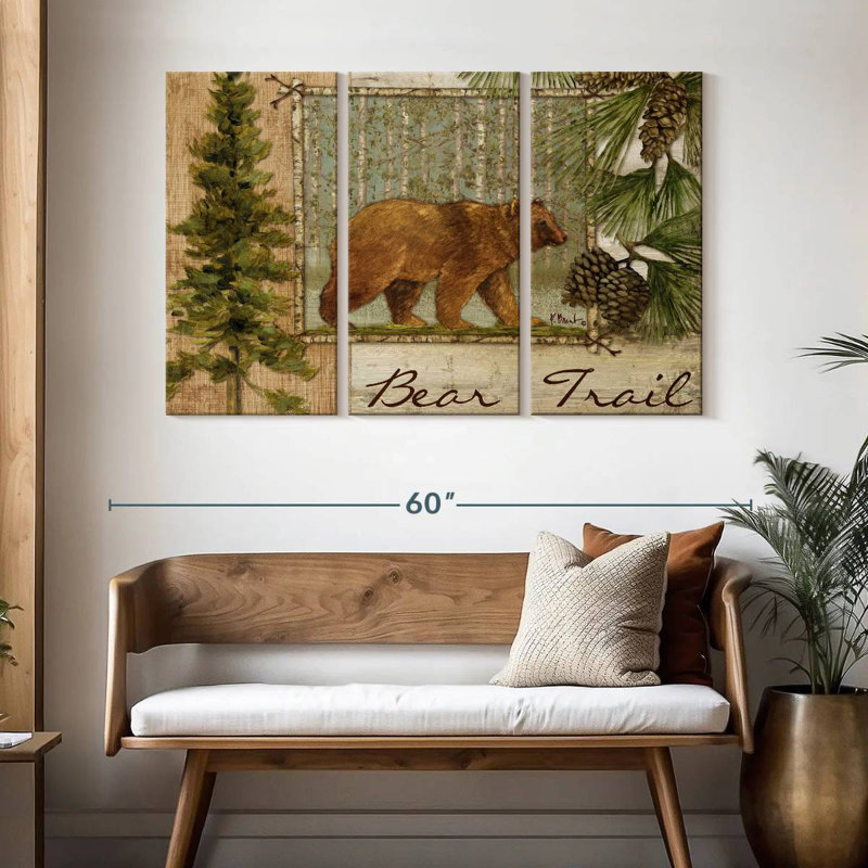 Bear Trail, 32" H x 50" W